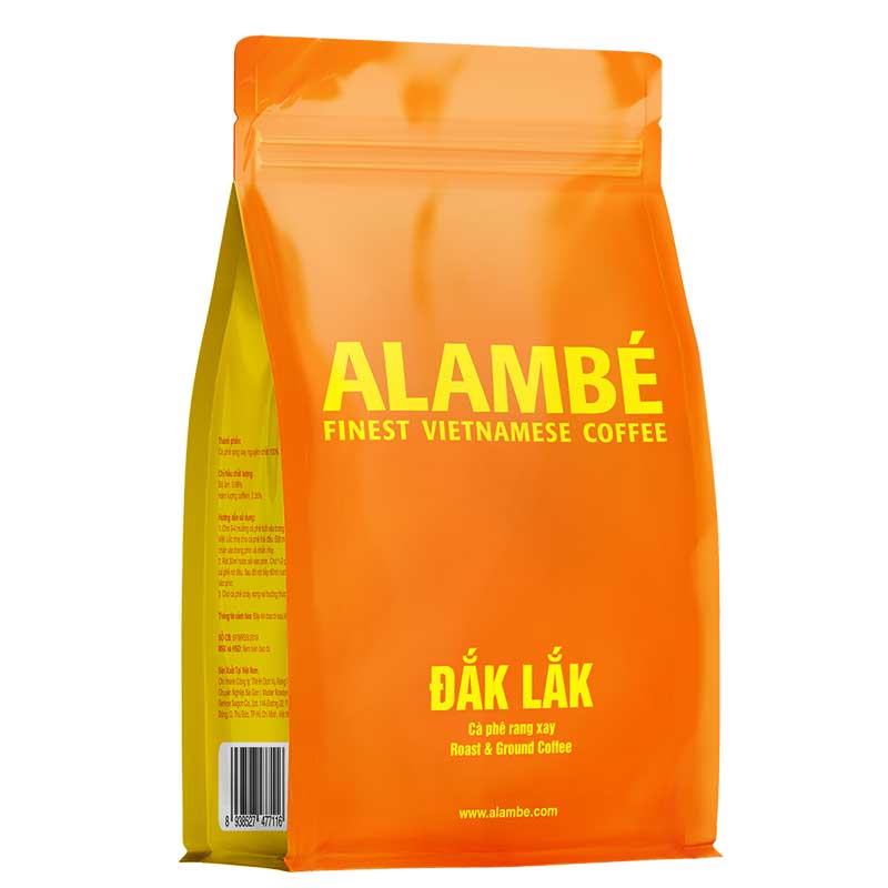  Wholesale High Quality 100% Roasted Ground coffee Alambe Dak Lak 1kg Robusta Blend HACCP High Roast Vietnam Coffee