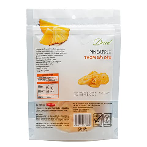 Dried pineapple