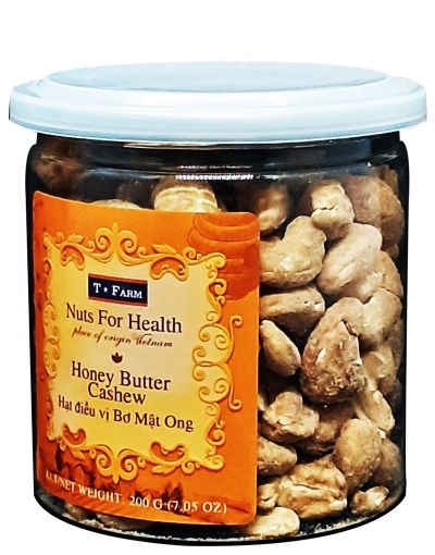  Taste Ready To Eat Honey Butter Baked Processing cashew nuts cashew nuts 200GR T-Farm Weight From Vietnam